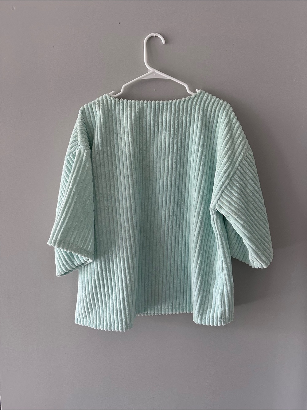 Mint Ribbed Soft Top - Picture 3 of 4